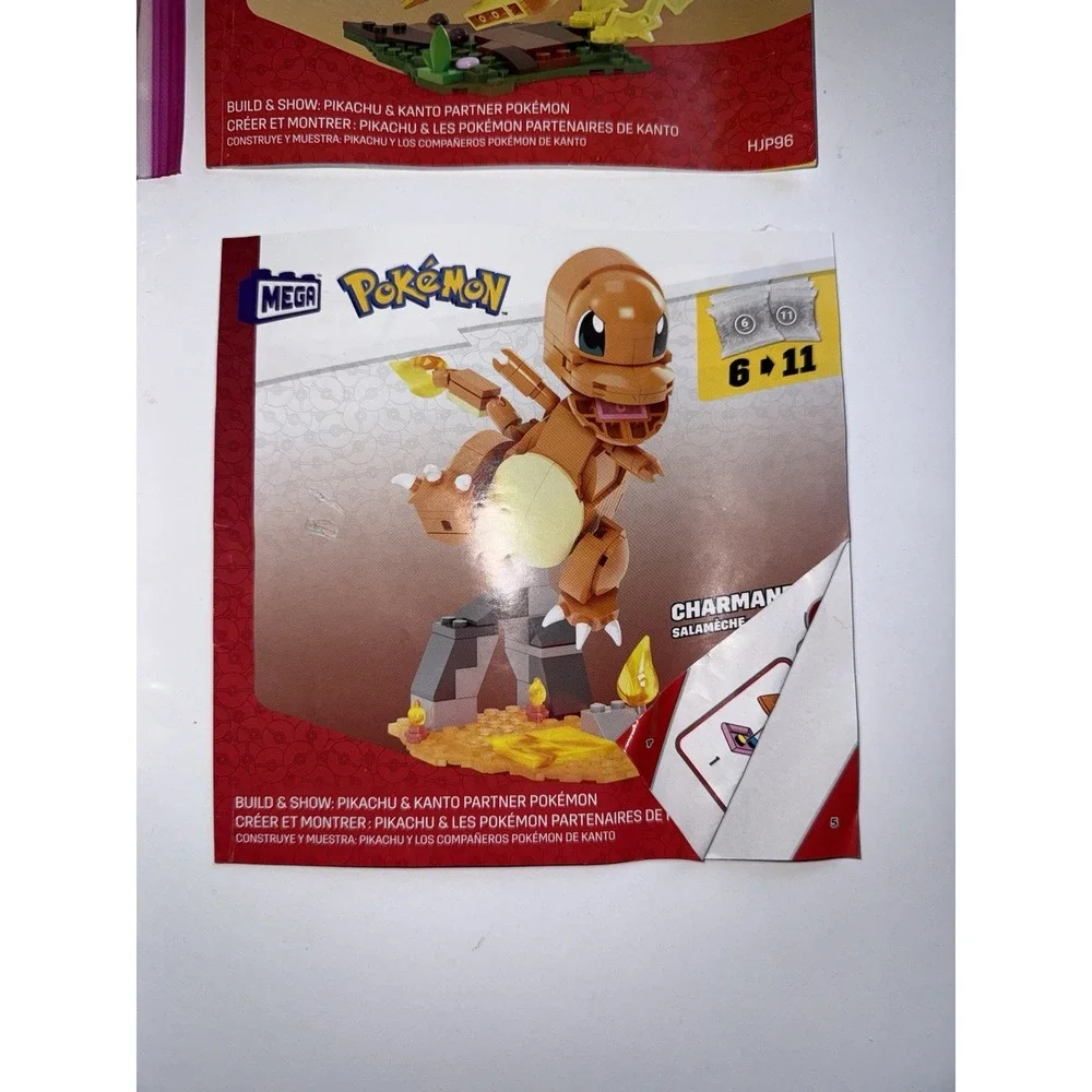 MATTEL Pokemon Mega Set Build &‎ Show - Charmander & Pikachu Y